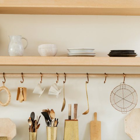 Open Shelf & Rail Unit