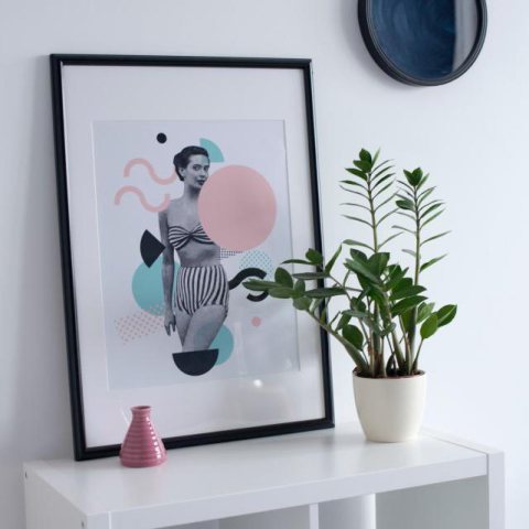 Abstract Portrait Framed Print